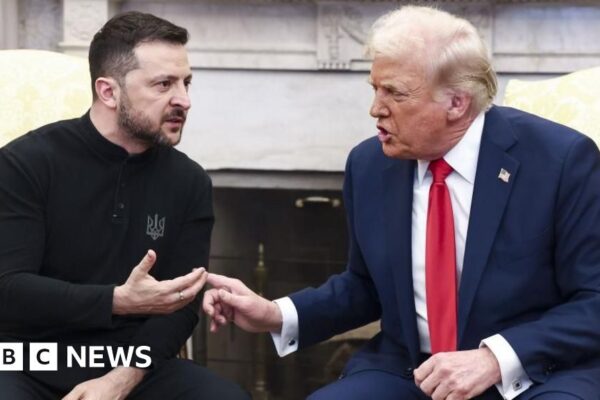 Zelensky and allies head to White House for Ukraine talks with Trump
