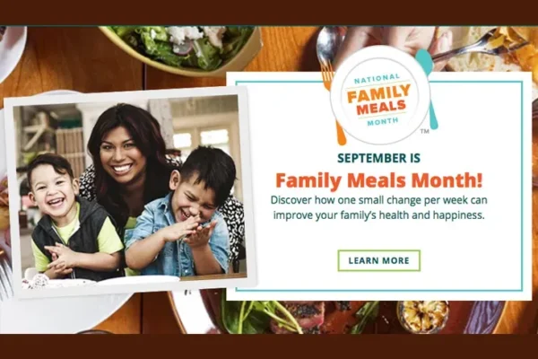 Shared meals are healthy meals