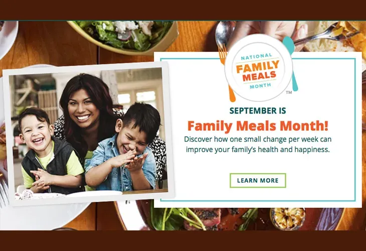 Shared meals are healthy meals