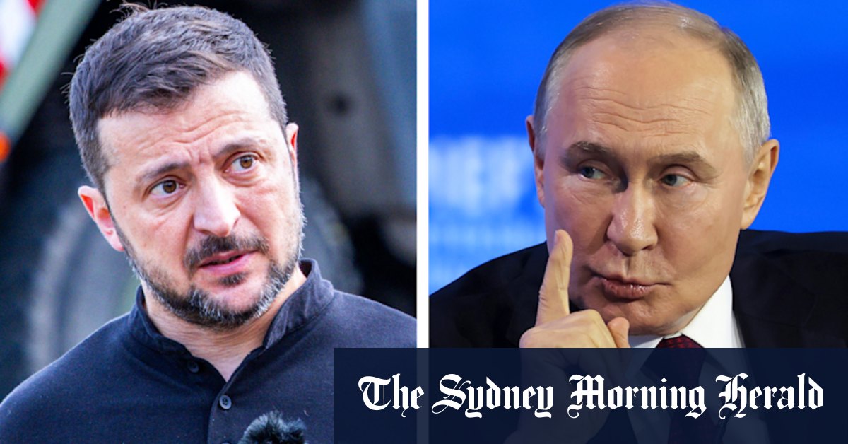 Russia makes battlefield gains as Volodymyr Zelensky vows to keep land Vladimir Putin covets