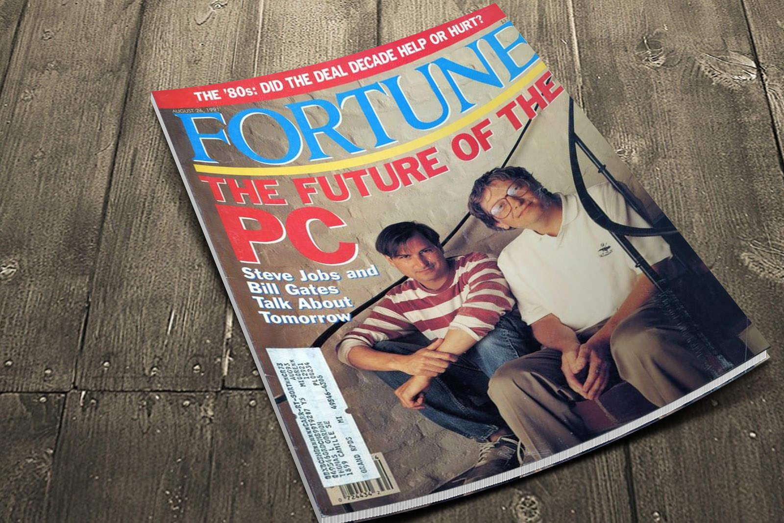 In a rare joint interview, Steve Jobs and Bill Gates trade barbs and debate the