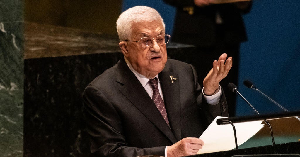 Palestinian president's visa to the U.S. revoked ahead of key meetings at United Nations