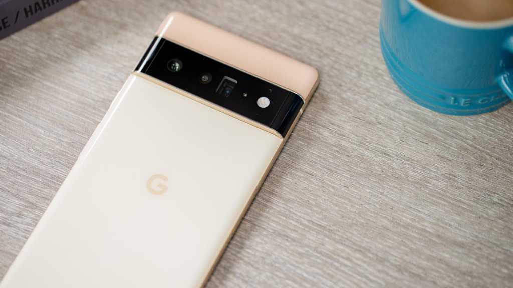 A Google Pixel 6 Pro on a desk