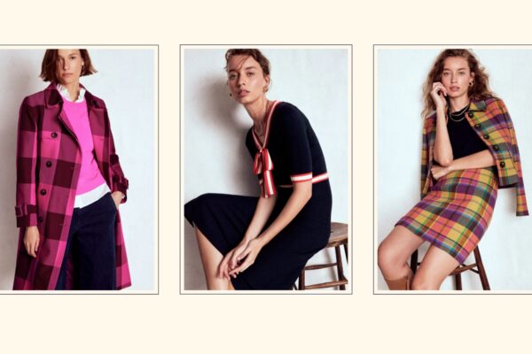 three shots of Boden A/W 2025 models