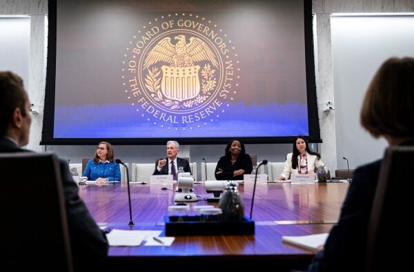 Fed chair Jay Powell with governor Lisa Cook to his left at a board meeting in Washington. Donald Trump’s attack on the central bank is not about one Federal Reserve governor — it is about intimidation