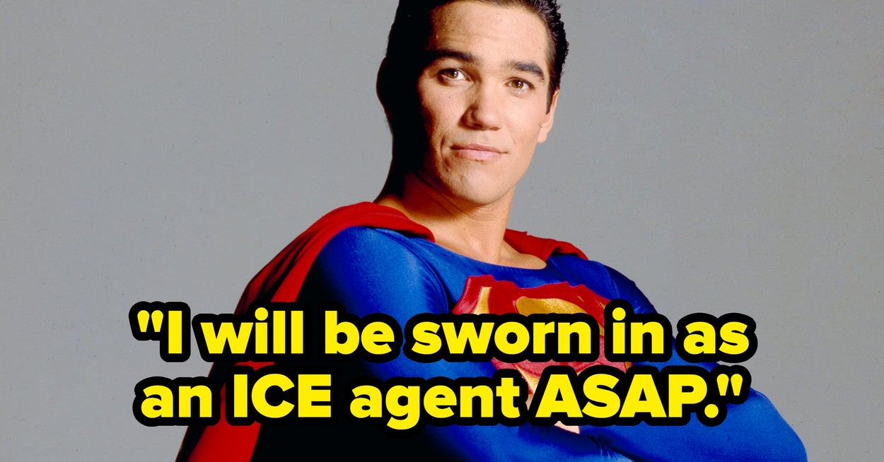 Celebrities React To Dean Cain Joining ICE