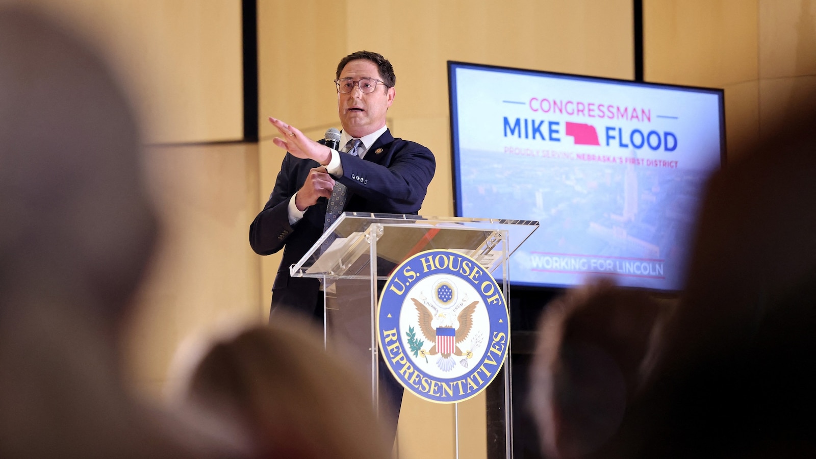 'Vote him out!': Town hall erupts in anger at Nebraska GOP congressman over Trump megabill, policies