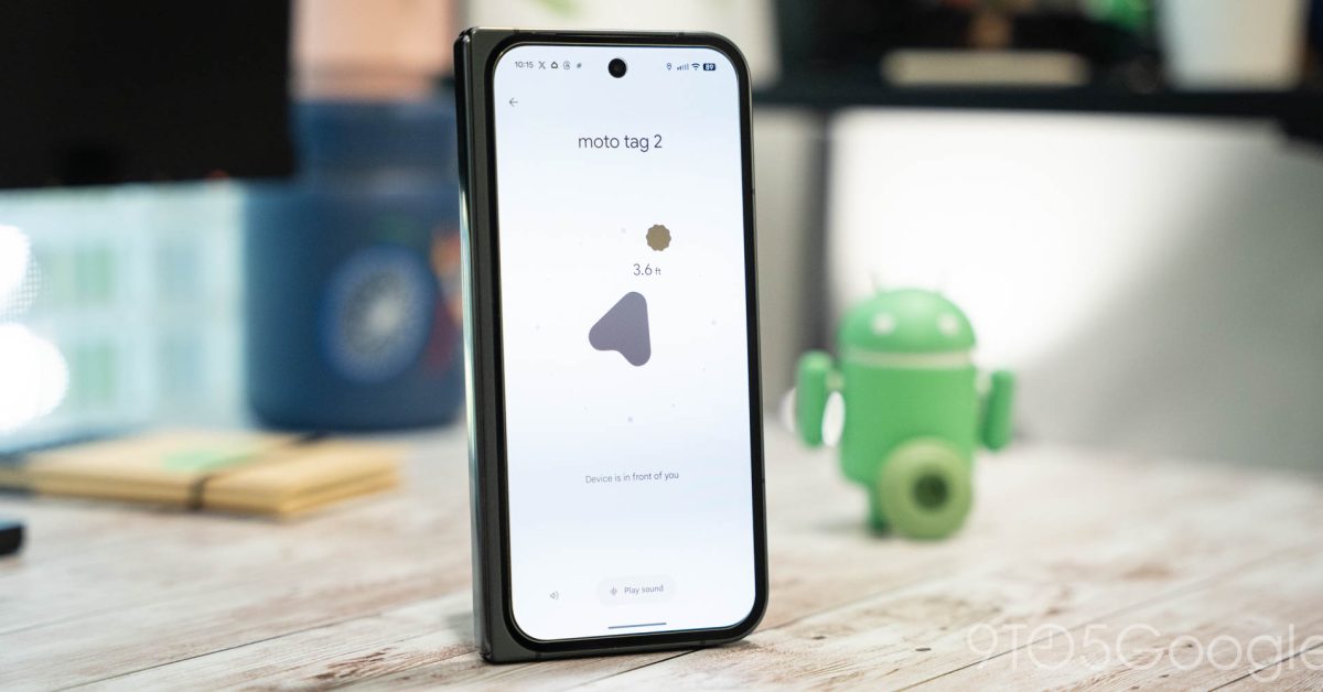 Moto Tag app update to install UWB firmware widely rolling out