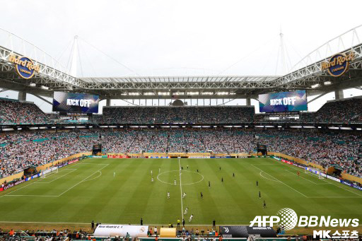 The match between Villarreal and Barcelona in May. 사진=ⓒAFPBBNews = News1