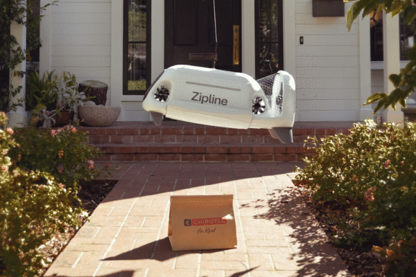 Chipotle uses Zipline drone delivery to fly orders to customers