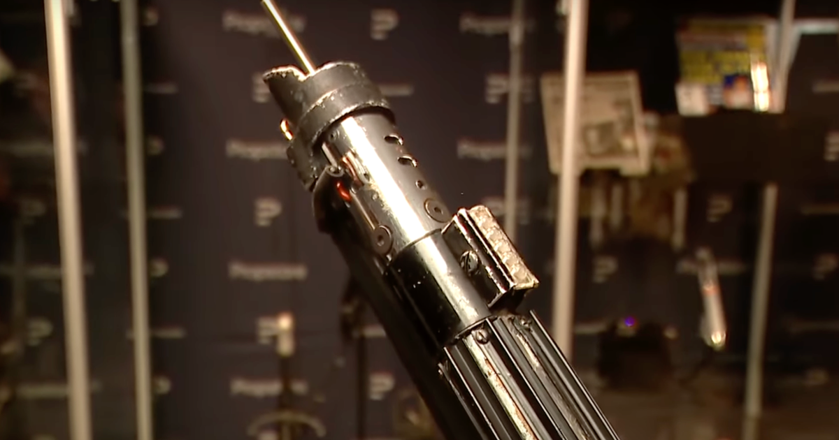 Darth Vader's lightsaber among items being sold during memorabilia auction next week