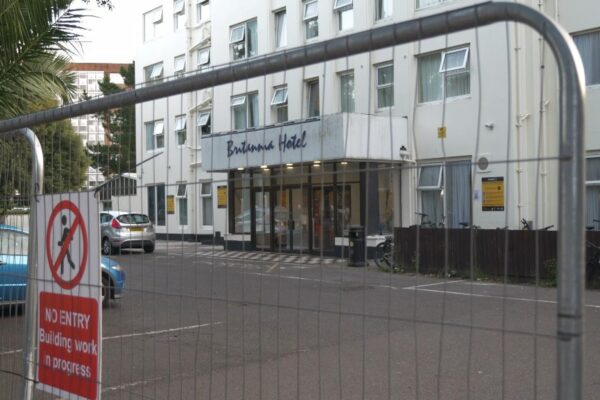 A hotel in Bournemouth housing asylum seekers