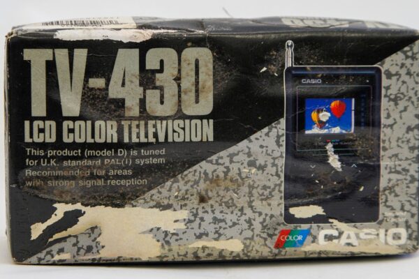 A Casio LCD portable colour television. Pic: PA