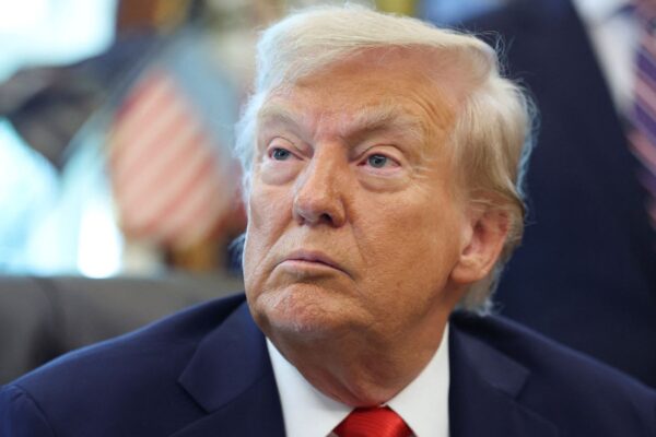 US President Donald Trump has hit back after the ruling. Pic: Reuters