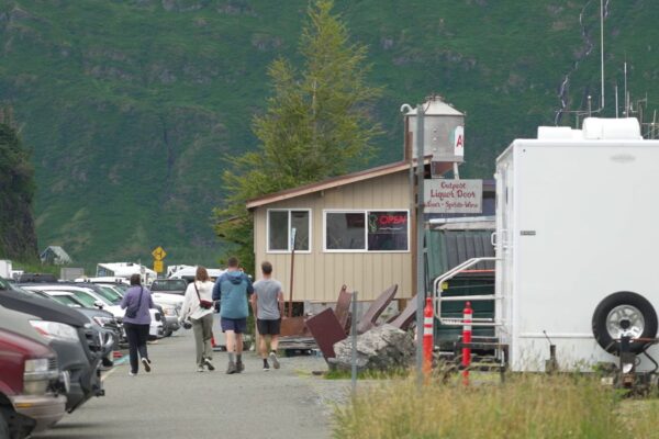 Whittier, a port town near Anchorage, Alaska