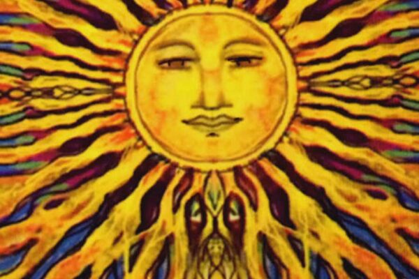 Here comes the sun! "Sunday Morning" sun art