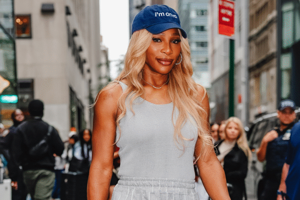 Serena Williams was spotted outside The Today Show in the wide-leg trouser trend