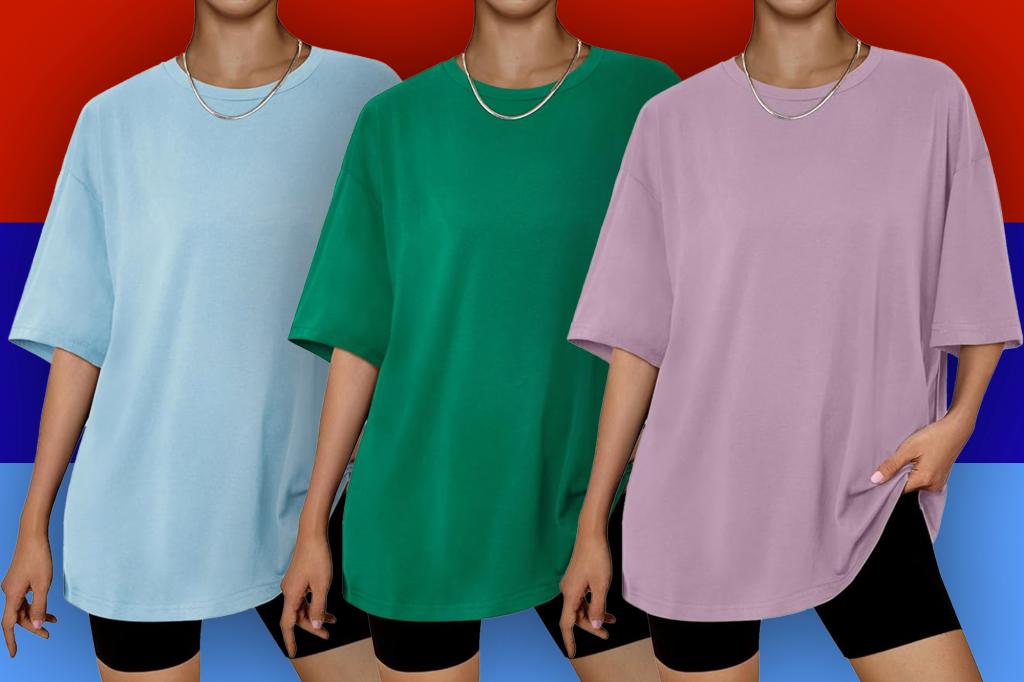 Trendy Queen Women’s Oversized T-shirt is 53% off on Amazon