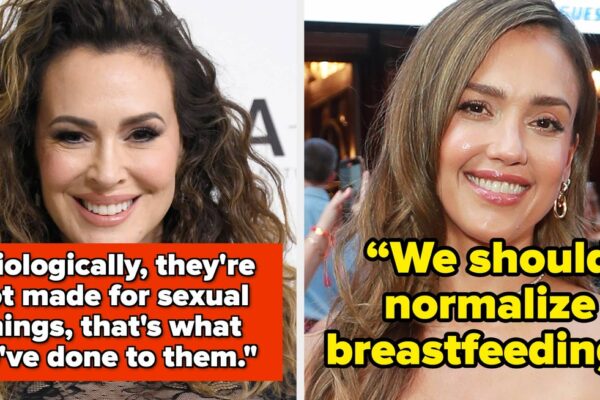 Celebrity Moms Share Raw Truths About Breastfeeding