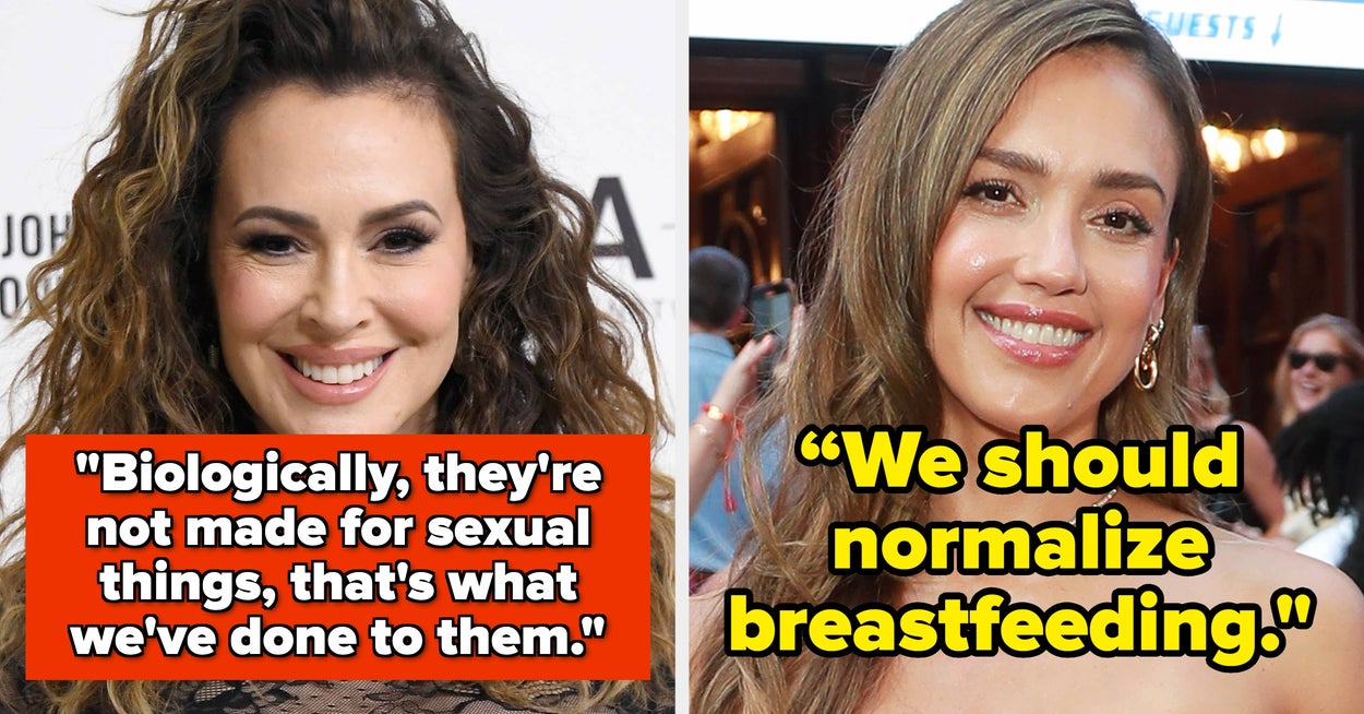 Celebrity Moms Share Raw Truths About Breastfeeding