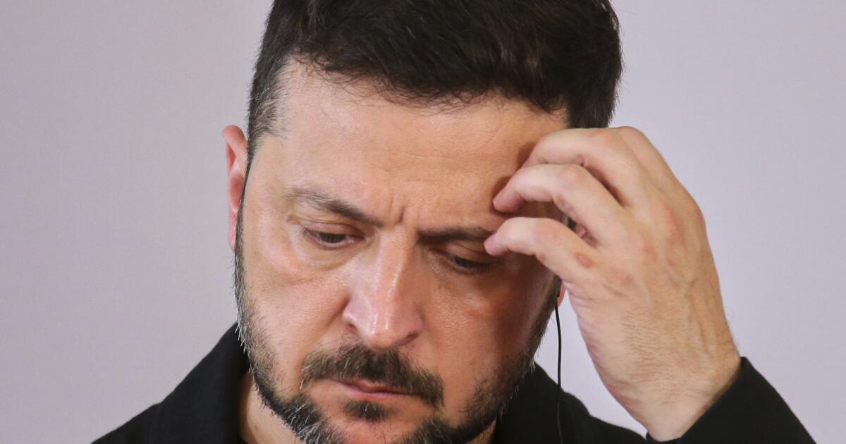 Zelensky rejects ceding Ukrainian territory, says Kyiv must be part of any talks