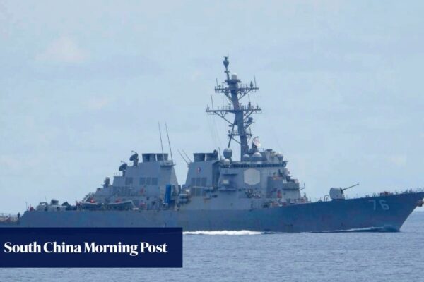 China tracks US, British warships on Taiwan Strait transit