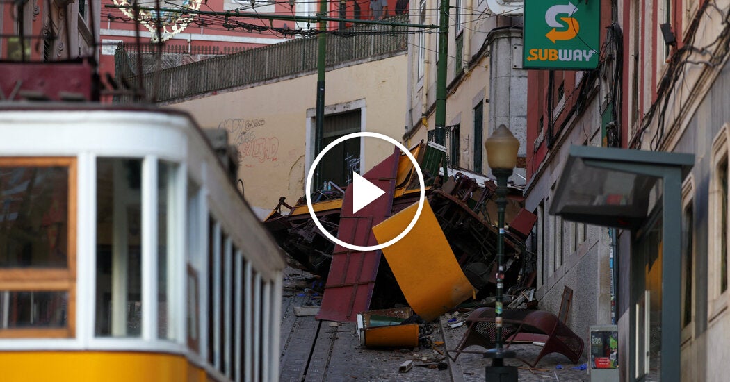 Portugal Mourns Dead in Lisbon Funicular Crash