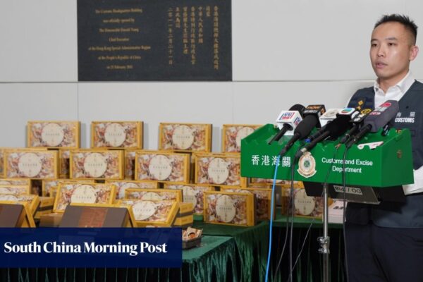 Fake Maxim’s mooncakes among HK$1 million in counterfeit goods seized in Hong Kong
