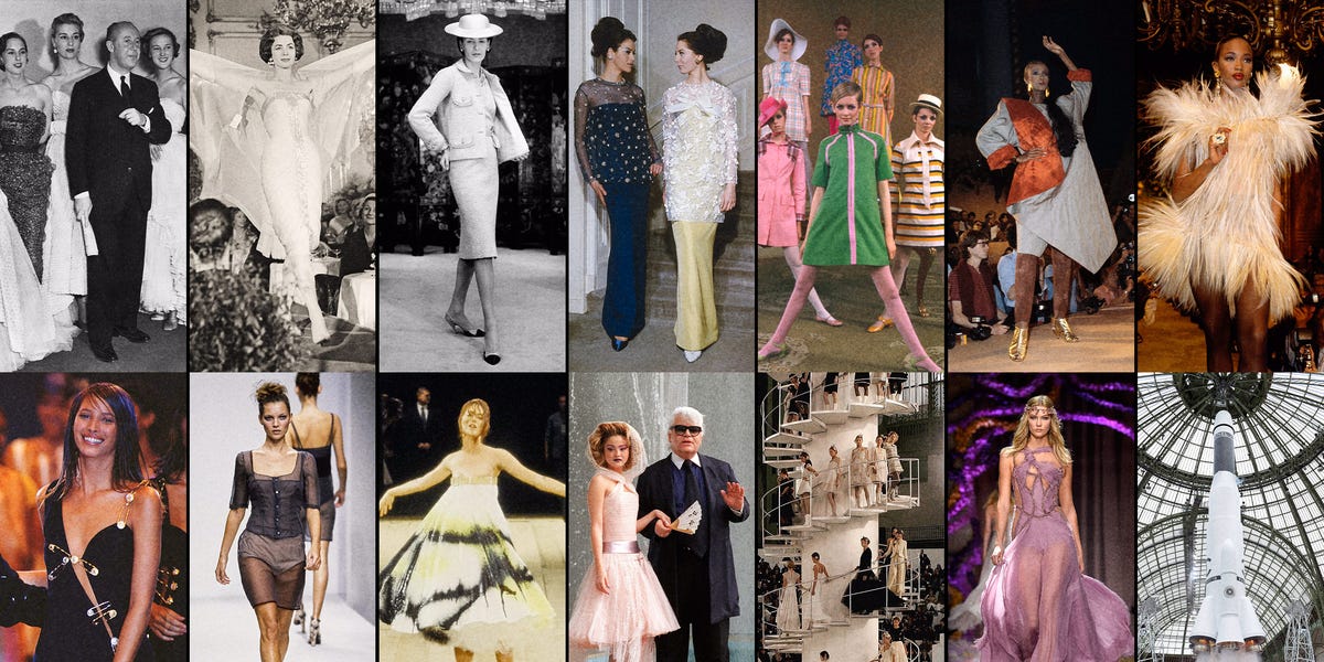 Vintage Photos of Fashion Shows and Runways