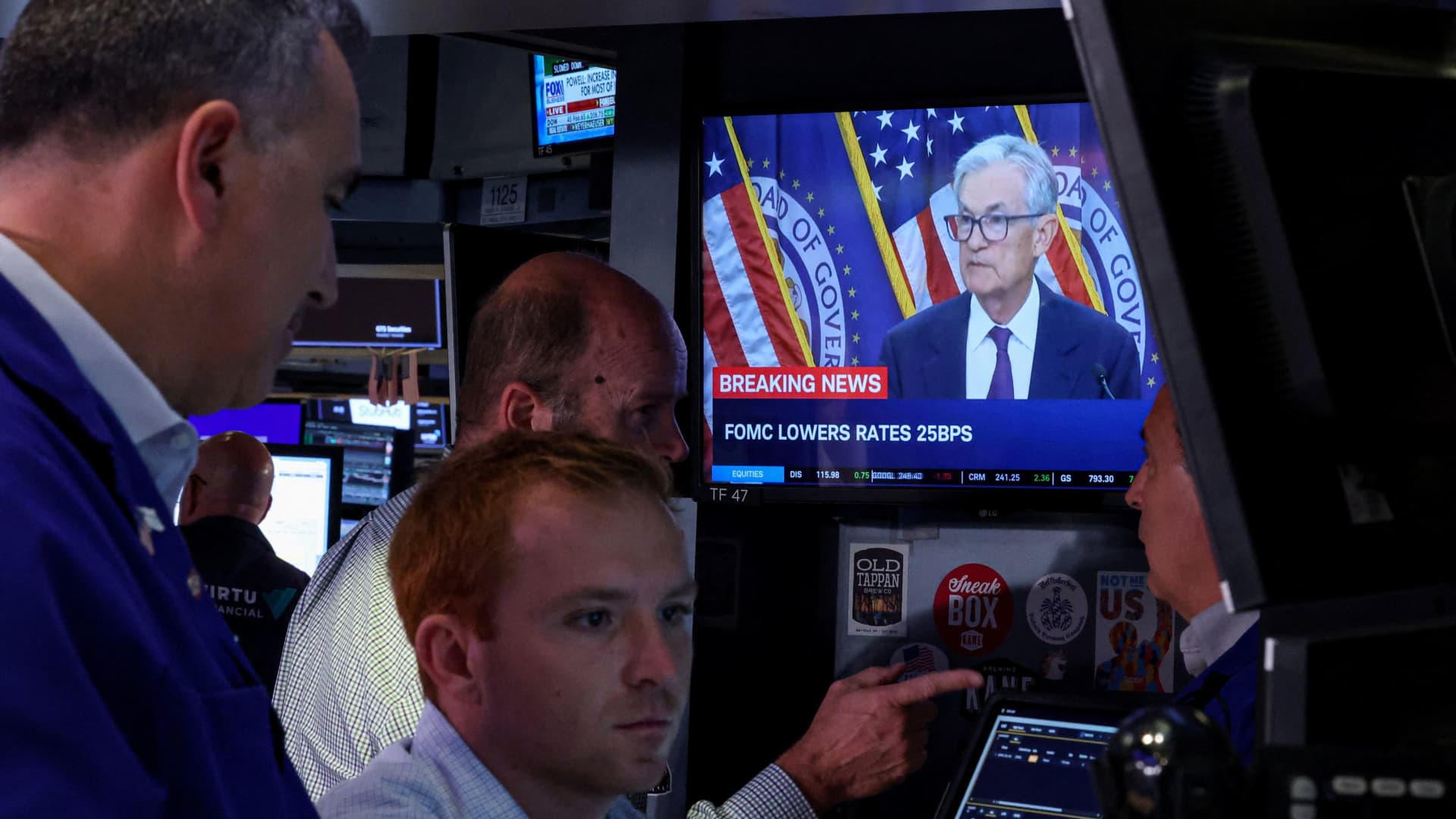 Stock market records, Fed rate cut, trades, and new iPhones