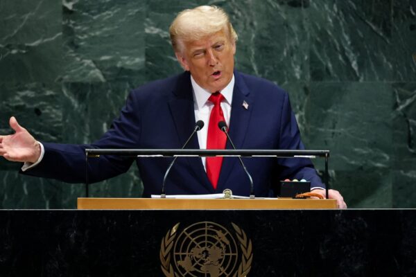 Trump claims UN sabotage with escalator, teleprompter