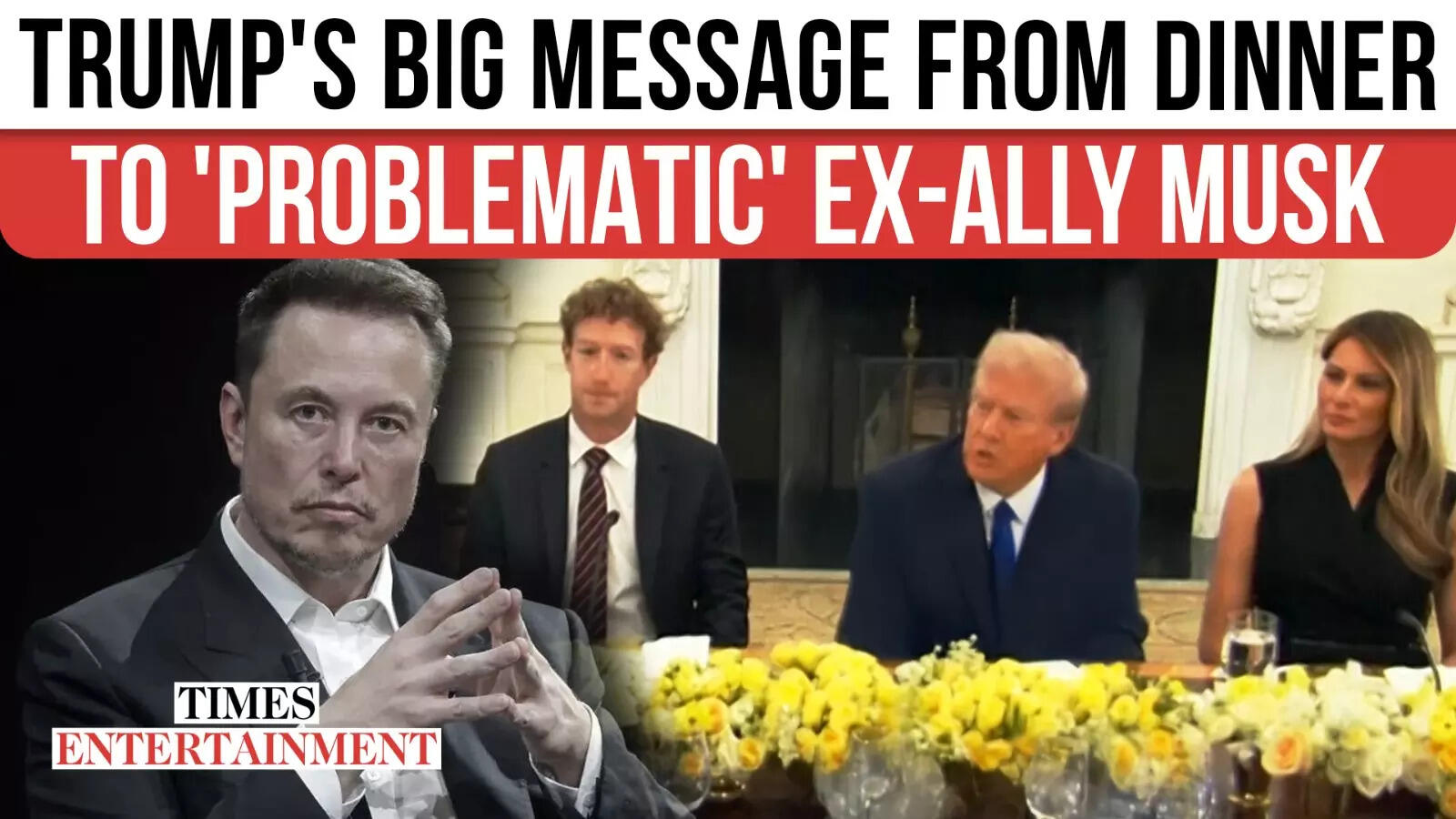 Elon Musk Missing at Trump’s White House Dinner- Internet Explodes