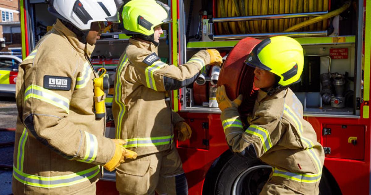 One hurt and three vans destroyed in Park Royal blaze