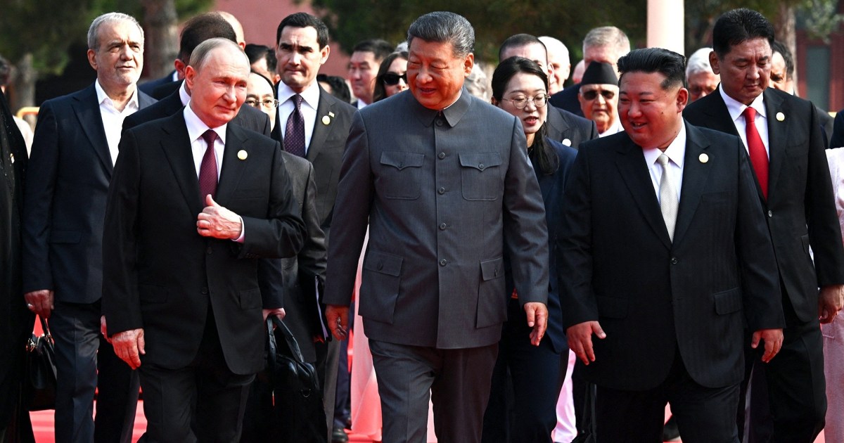 Leaders of Russia, North Korea, Iran Attend China's Military Parade