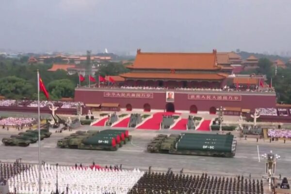 Leaders of China, Russia, North Korea appear at military parade