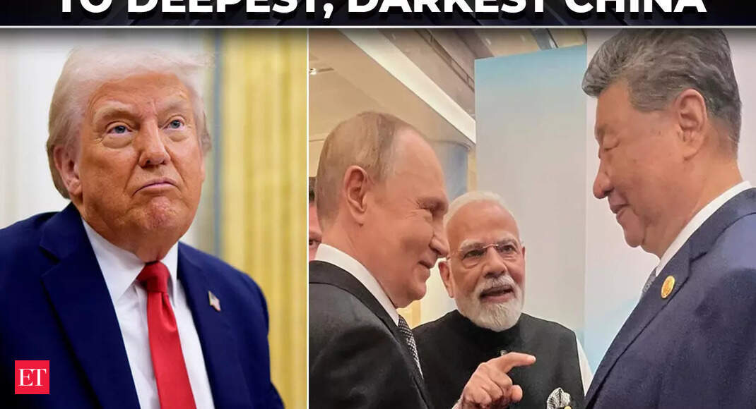Trump gives up on India, Russia? US Prez rages after SCO summit amid tariff war: ‘Deep, dark China’ - The Economic Times Video