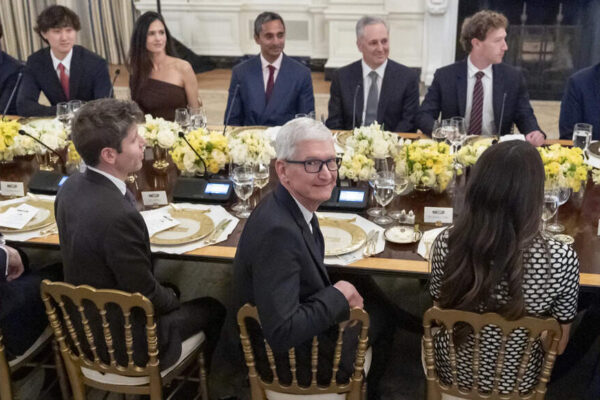 Apple CEO Tim Cook, Microsoft's Satya Nadella, and more tech CEOs join Donald Trump at Windsor Castle state banquet during UK visit