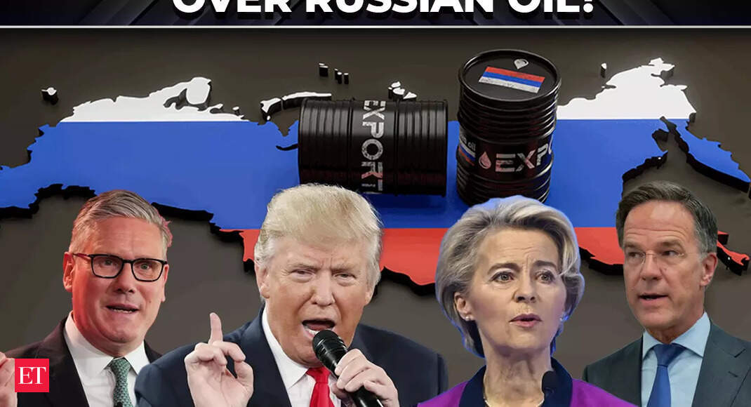 ‘Starmer was embarrassed’: Trump says UK PM backed his criticism of NATO, EU over Russian oil trade - The Economic Times Video