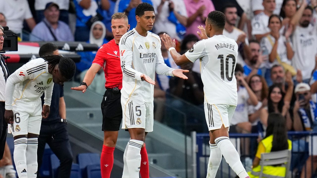 Bellingham, Camavinga play first minutes of season for Real Madrid after injuries