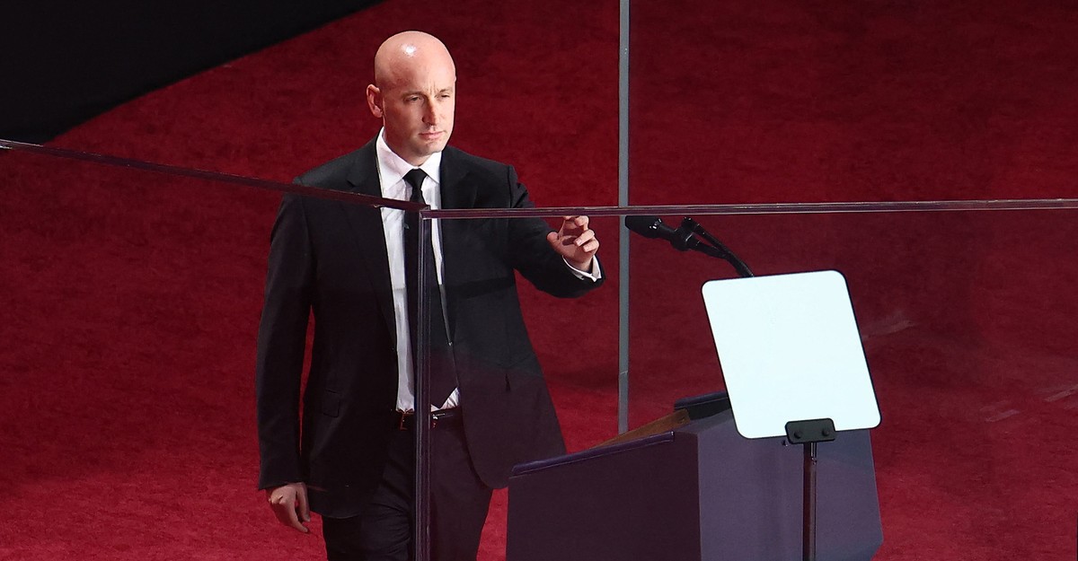 Stephen Miller’s Hypocrisy Is Right There in His Speech