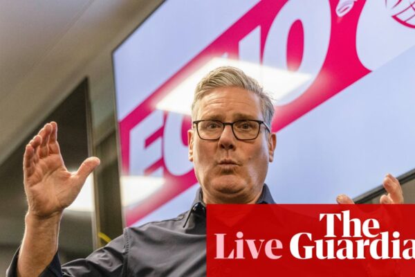 Starmer calls on Labour to to stop ‘navel-gazing’ and join ‘fight of our times’ as Labour conference begins – UK politics live | Politics