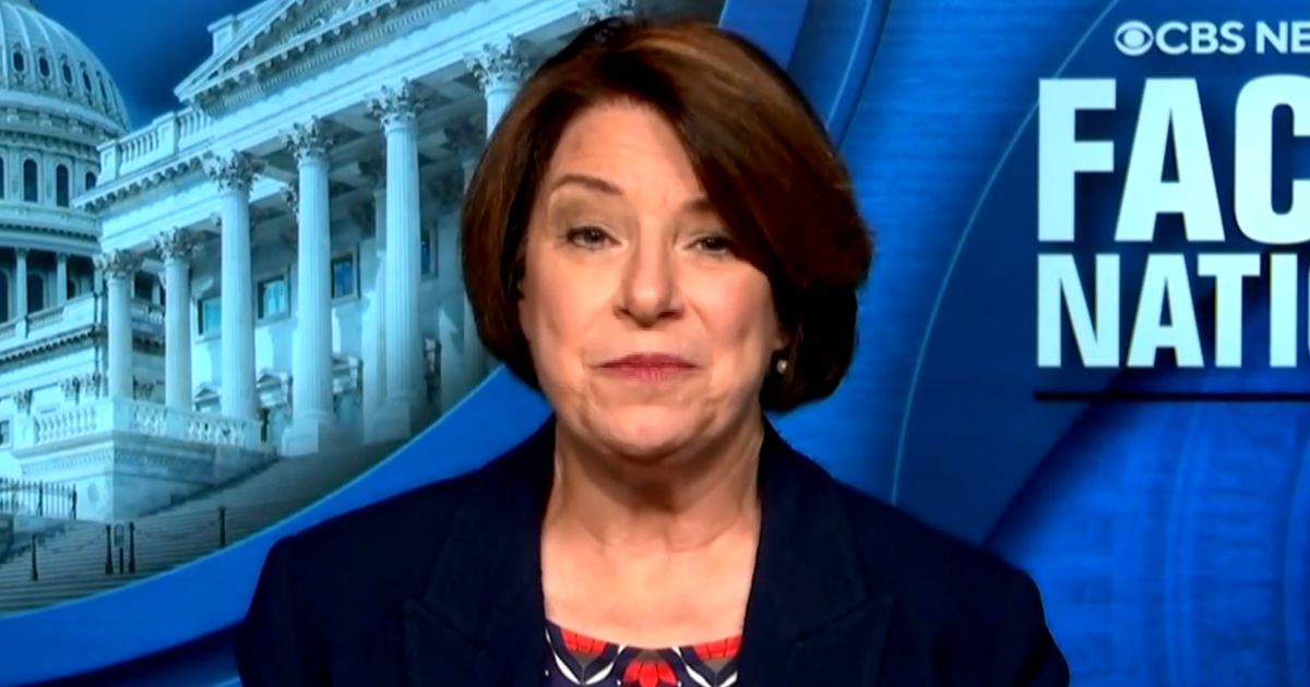 Sen. Amy Klobuchar calls it "appalling" that Trump accused FBI of putting agents in crowd on Jan. 6