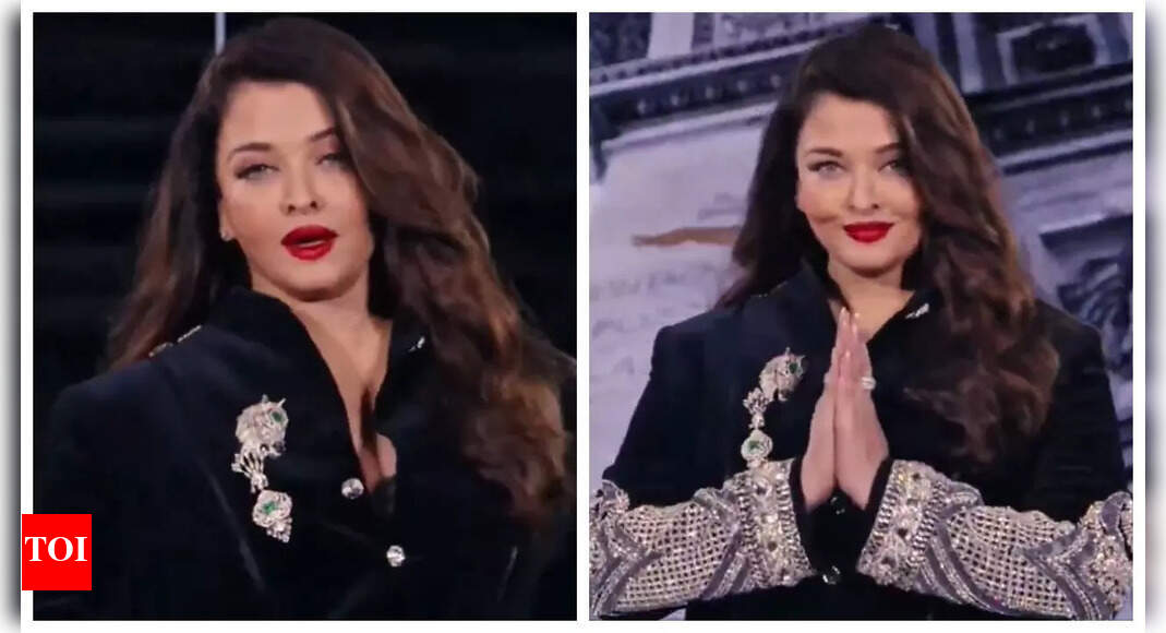 Paris Fashion Week: Aishwarya Rai Bachchan stuns on the runway; dazzles in a shimmery black ensemble |