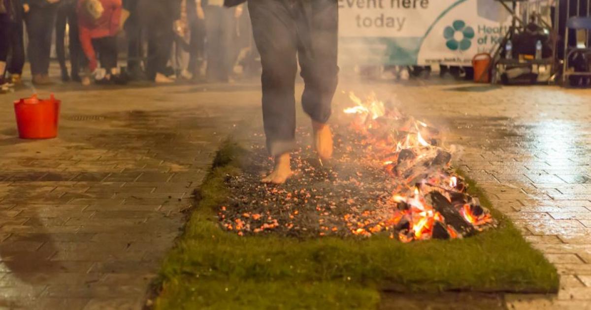 Charity firewalk to take place in West Cumbria in November