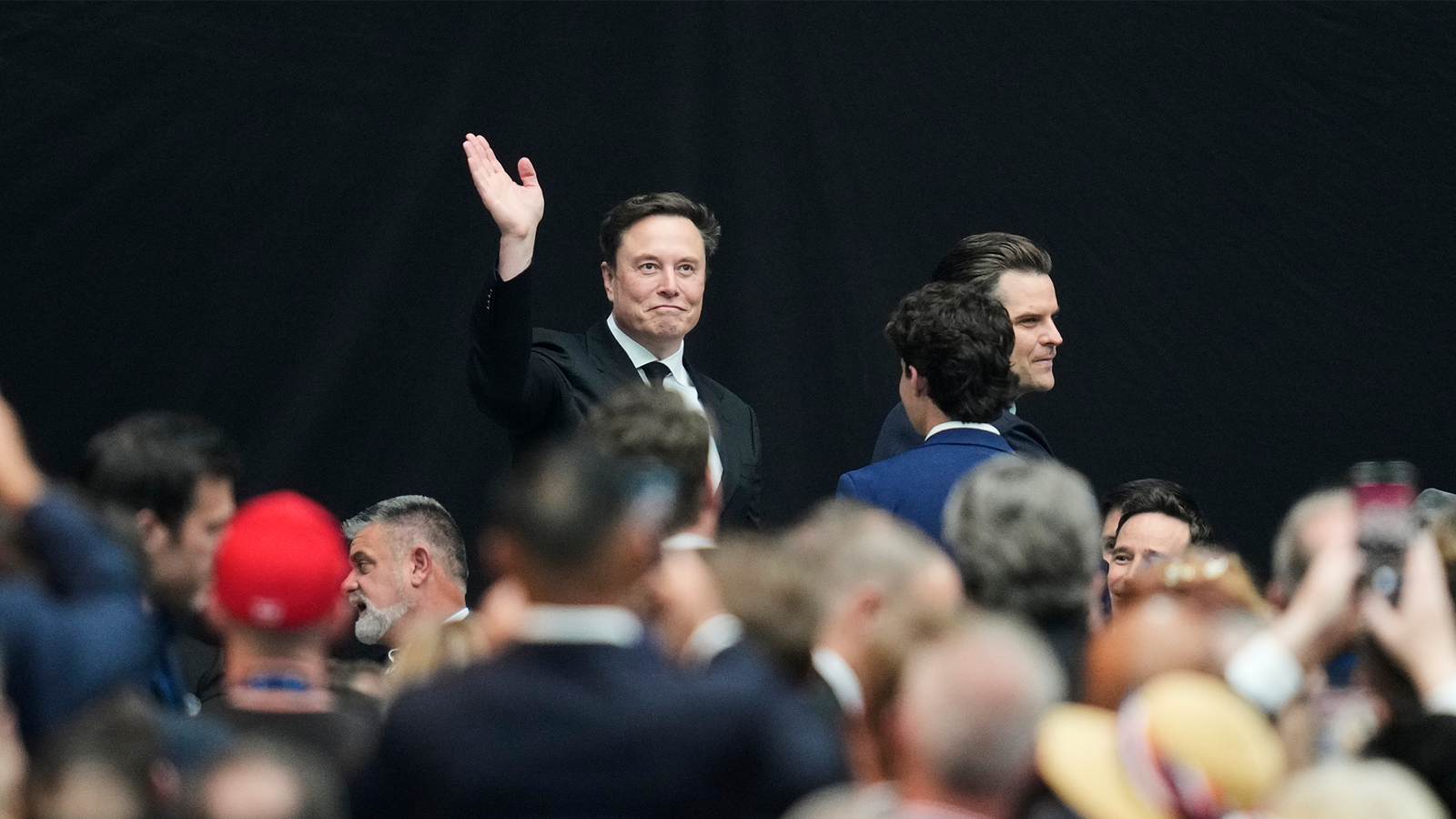 Elon Musk says he's 'honored' to be at Kirk's memorial