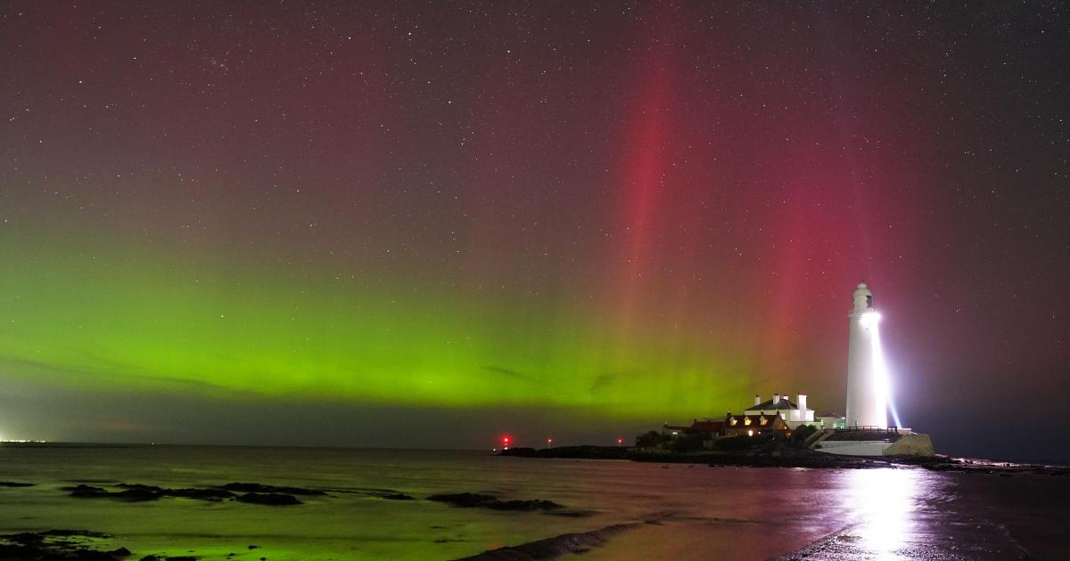 Northern Lights may be visible across much of UK tonight