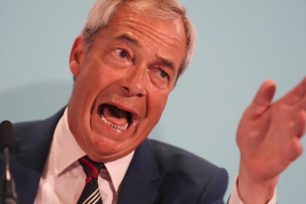 Farage to say UK has ‘authoritarian censorship regimes’ after Linehan arrest