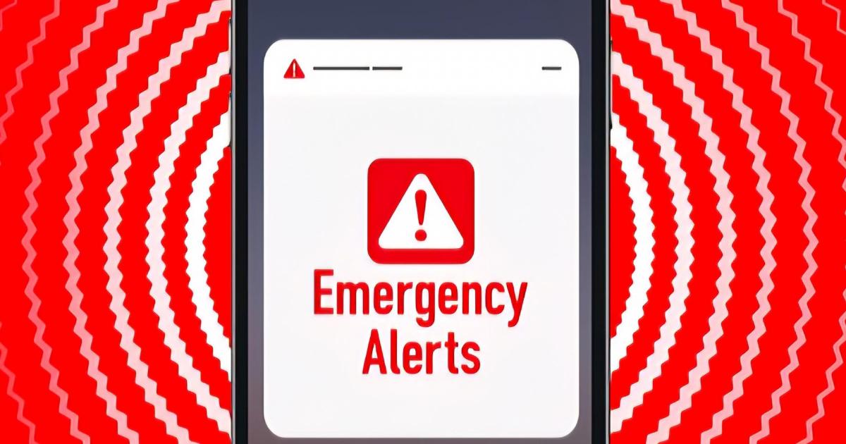 Reminder: UK to test emergency alert system on phones