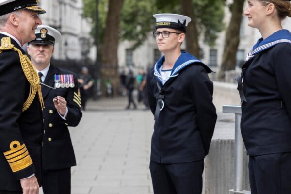 Defence chief bids farewell after 40 years in Royal Navy