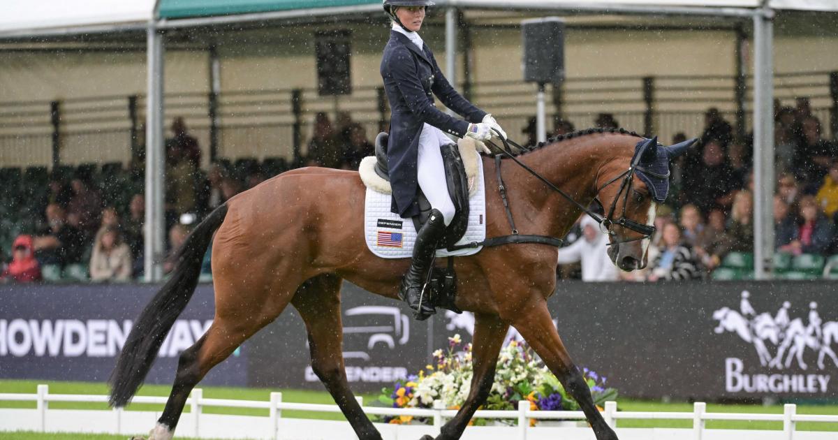 Cassie Sanger buoyed by time with Ros Canter at Burghley